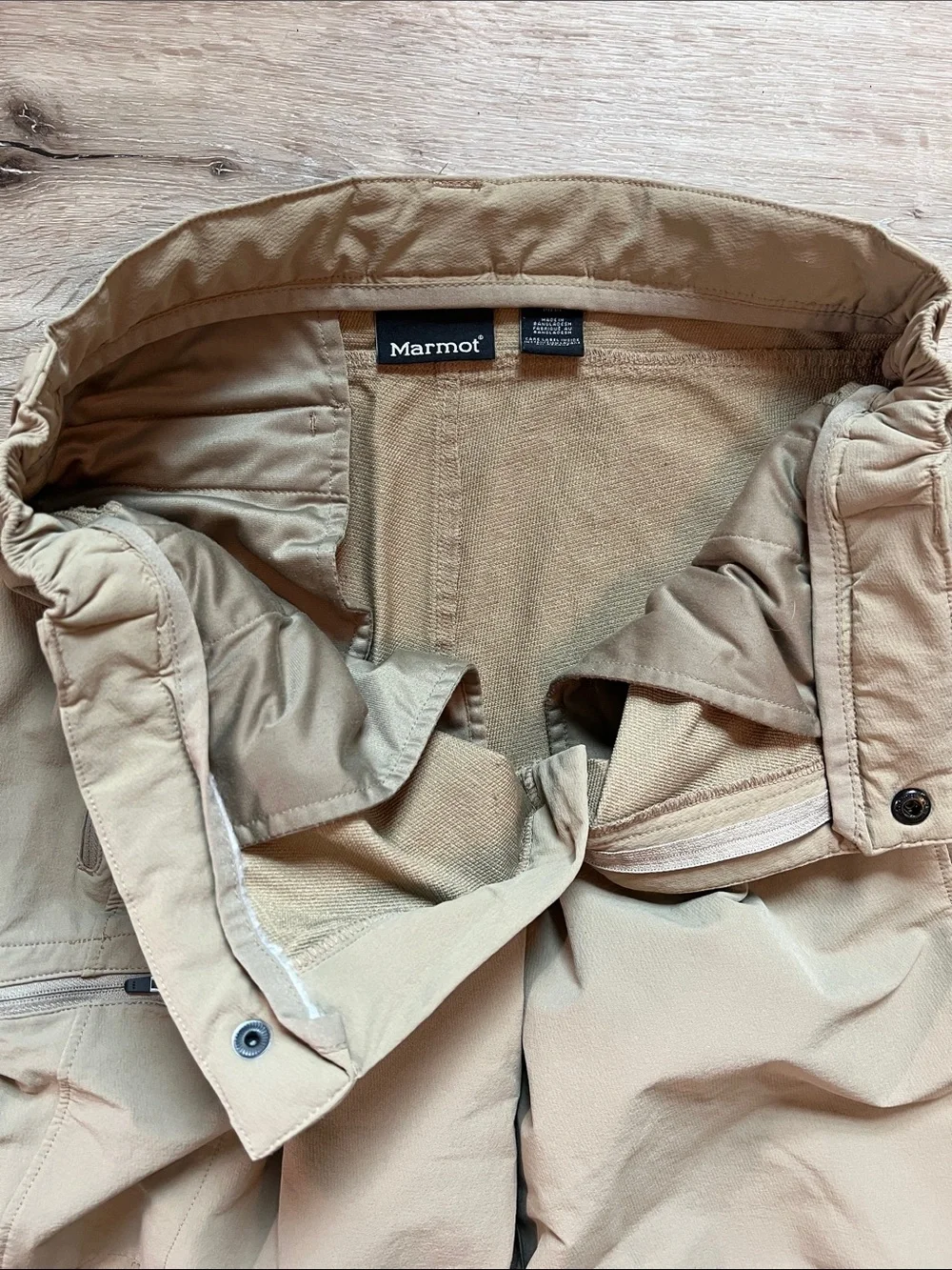 Marmot - Men's M (32) Khaki Cargo Hiking Pants, Stretch, Made for Any Adventure